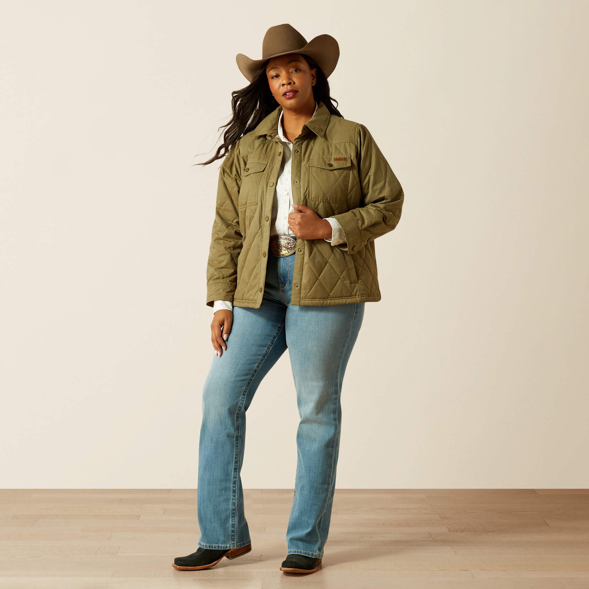 Ariat Outlet - Grizzly Quilted Barn Jacket