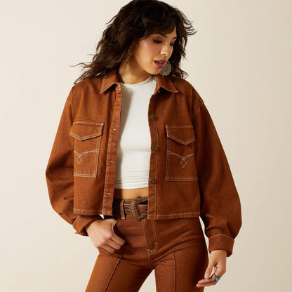 Ariat Online Shop - Boxy Cropped Denim Jacket