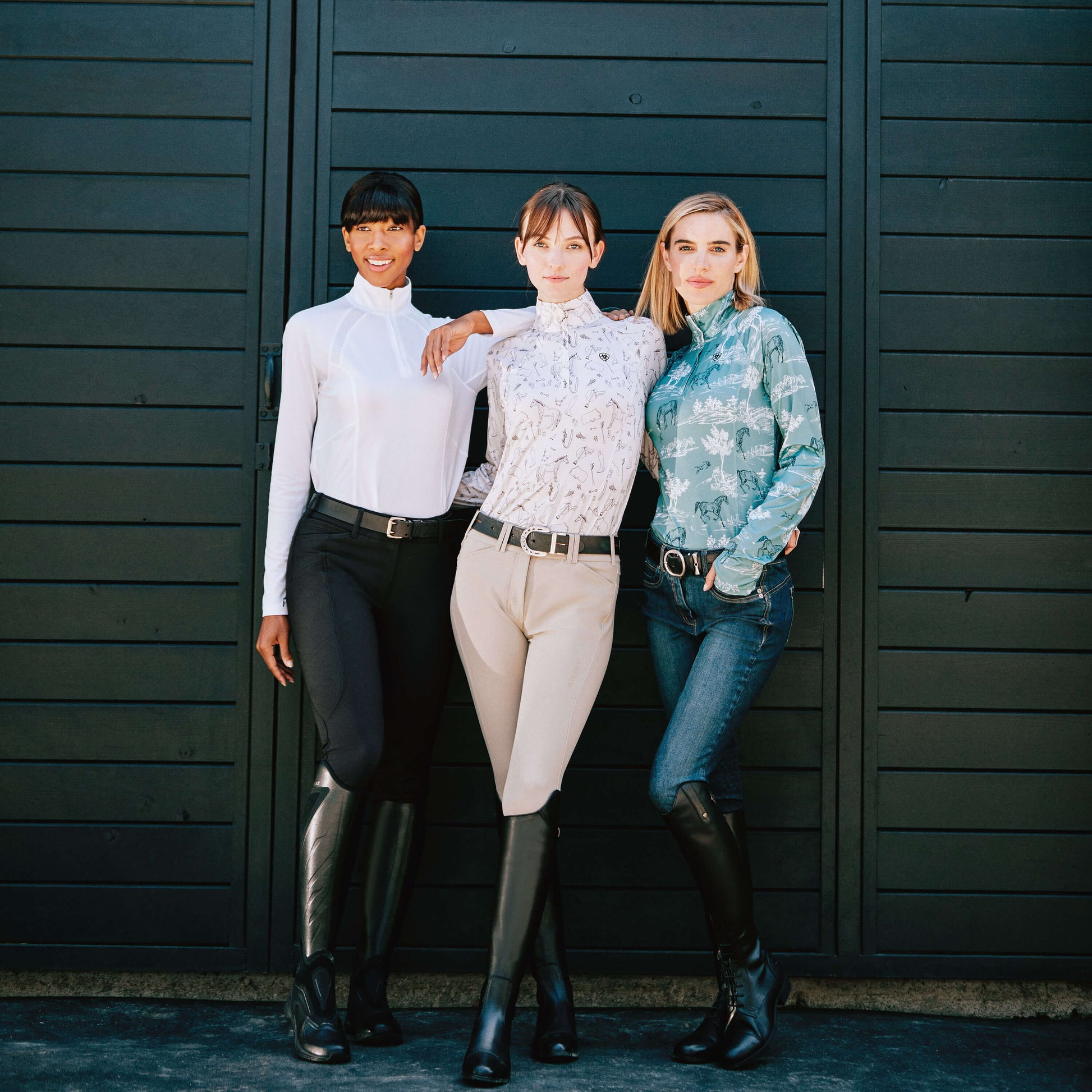 Ariat Outlet - Halo Denim Knee Patch Breech