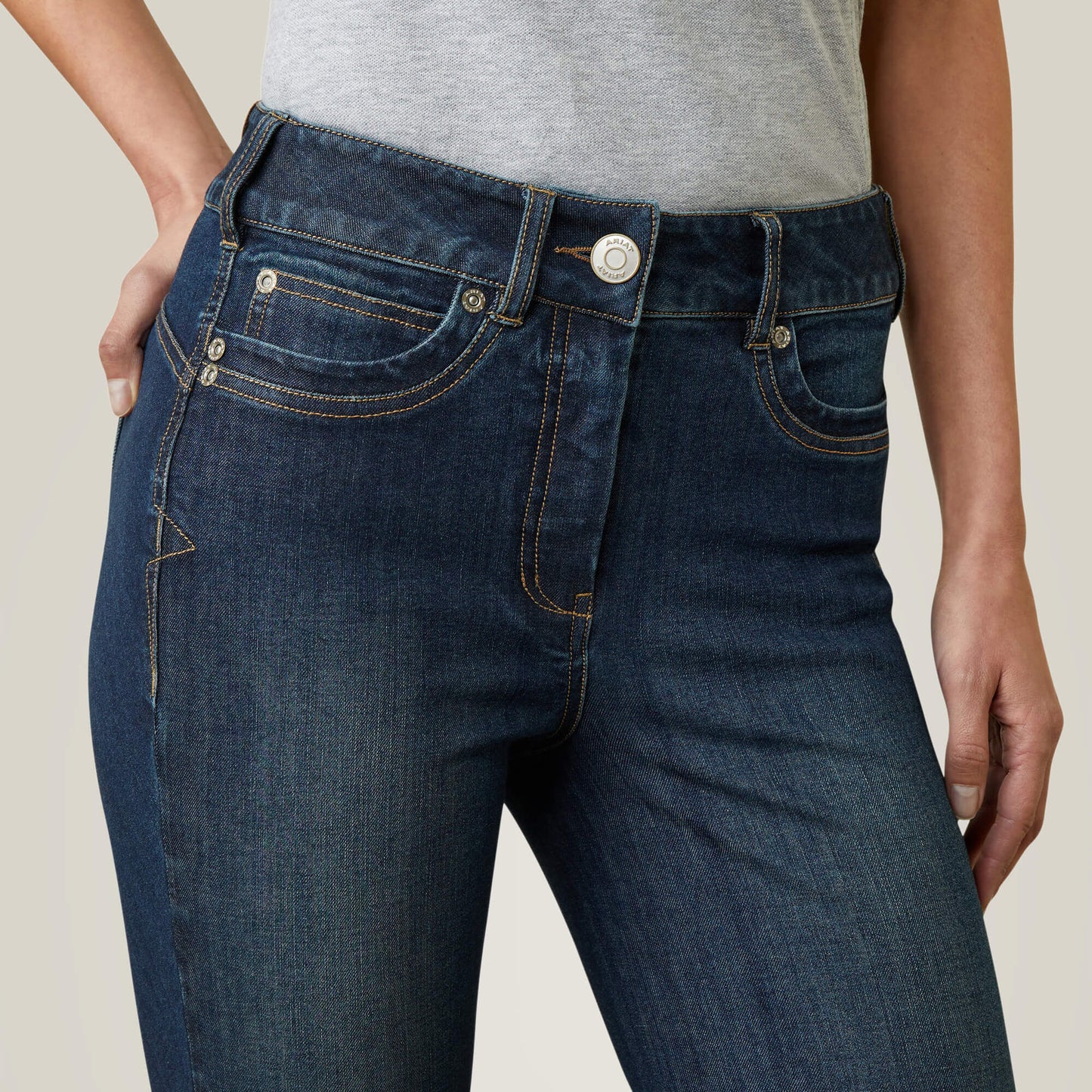 Ariat Outlet - Halo Denim Knee Patch Breech
