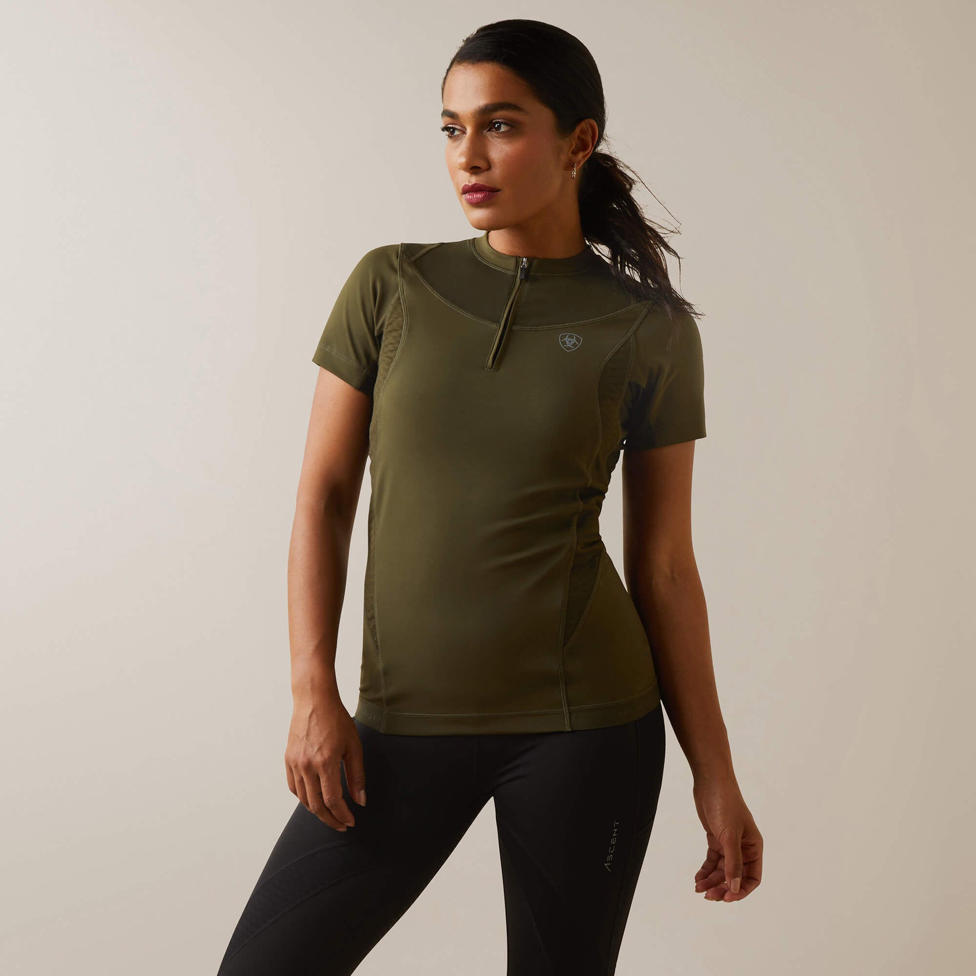 Ariat Website Store - Ascent 1/4 Zip Baselayer