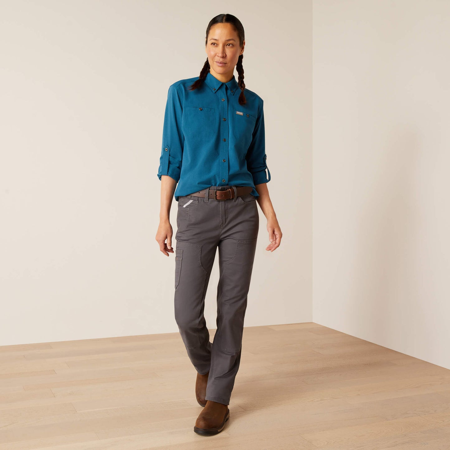 Ariat Online Shop - Rebar PR DuraStretch Made Tough Double Front Straight Pant