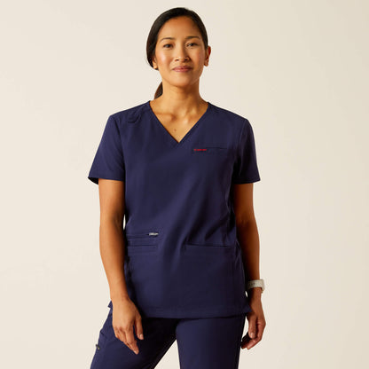 Ariat On Sale - Clara 6 Pocket Scrub Top