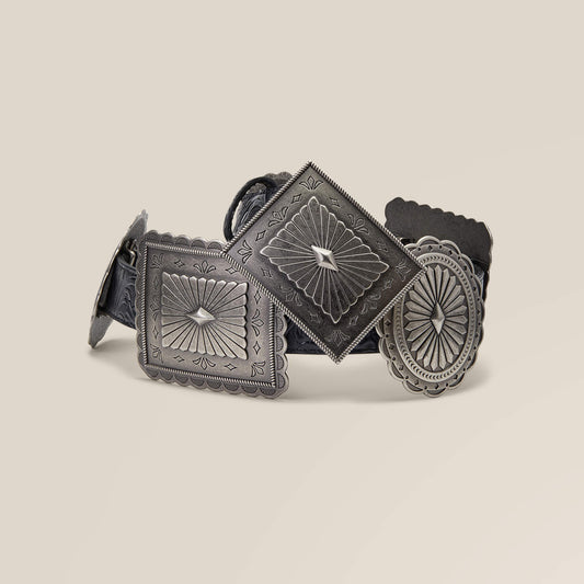Ariat Online - Oval and Rectangle Concho Belt