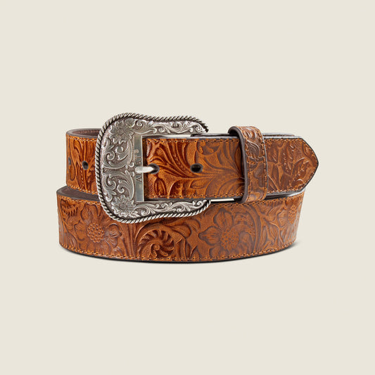 Ariat US - Floral Embossed Rope Belt