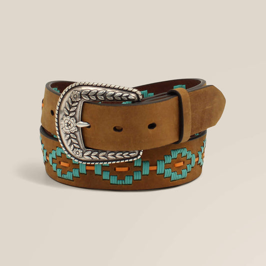 Ariat Outlet - Turquoise Diamond Embroidery Belt