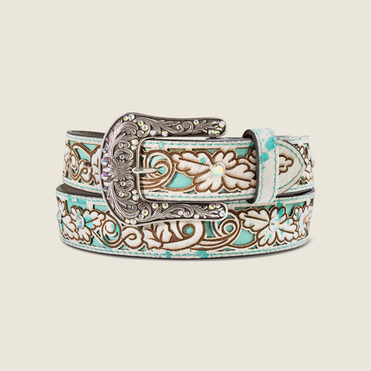 Ariat Sale - Hair-On Floral Belt