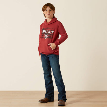Ariat On Sale - Ariat Liquid Stamp Flag Hoodie
