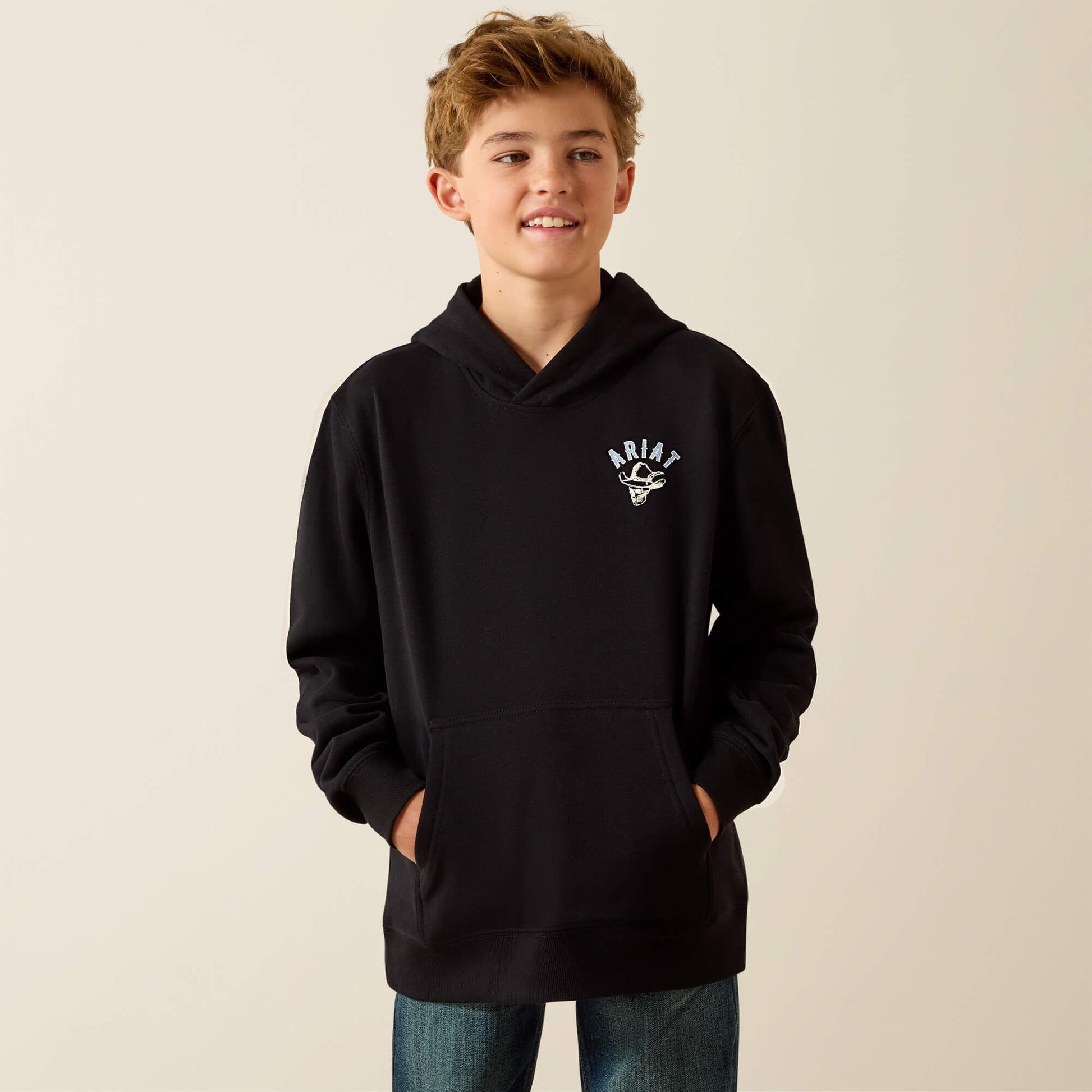 Ariat Outlet - Ariat Stitched Skull Hoodie
