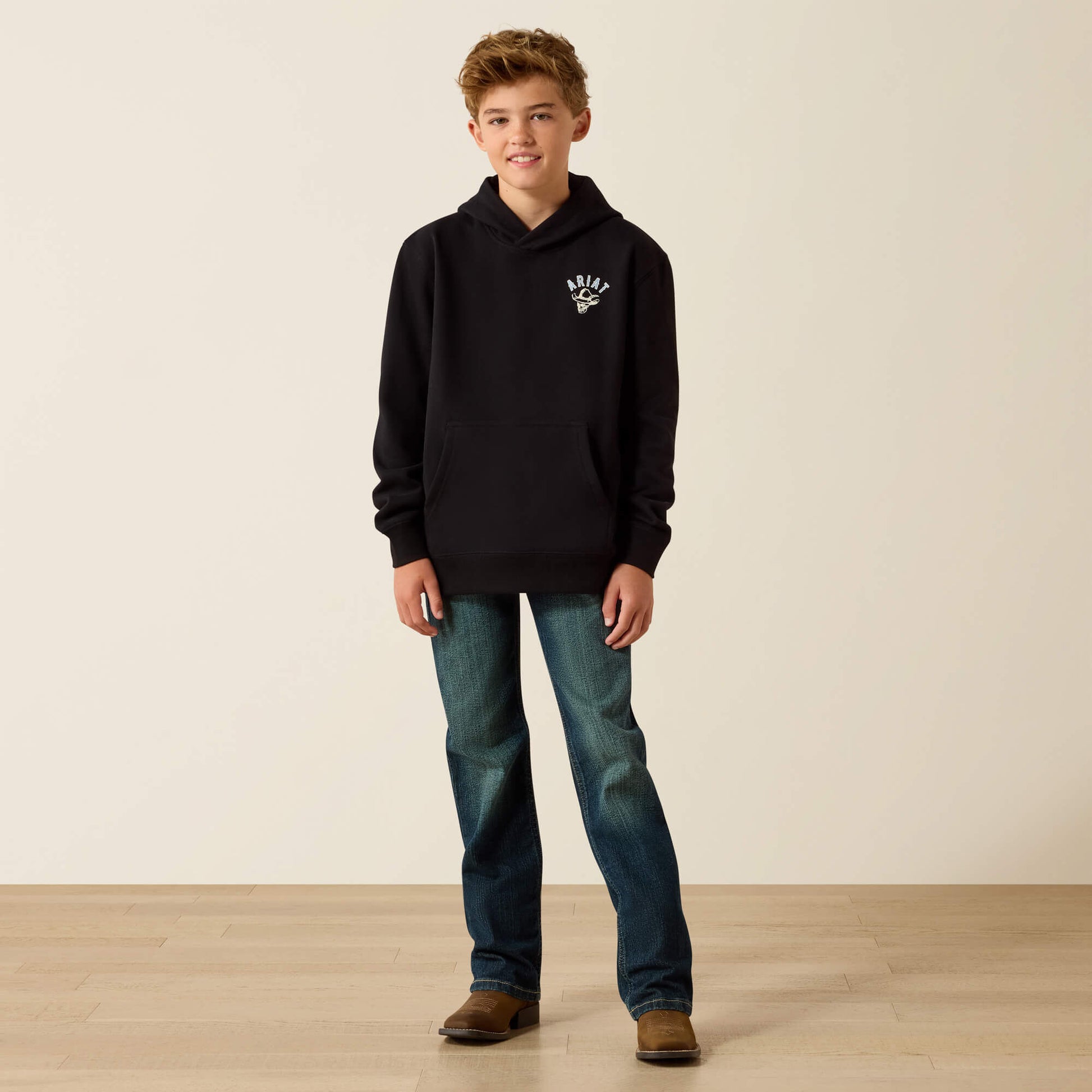 Ariat Outlet - Ariat Stitched Skull Hoodie