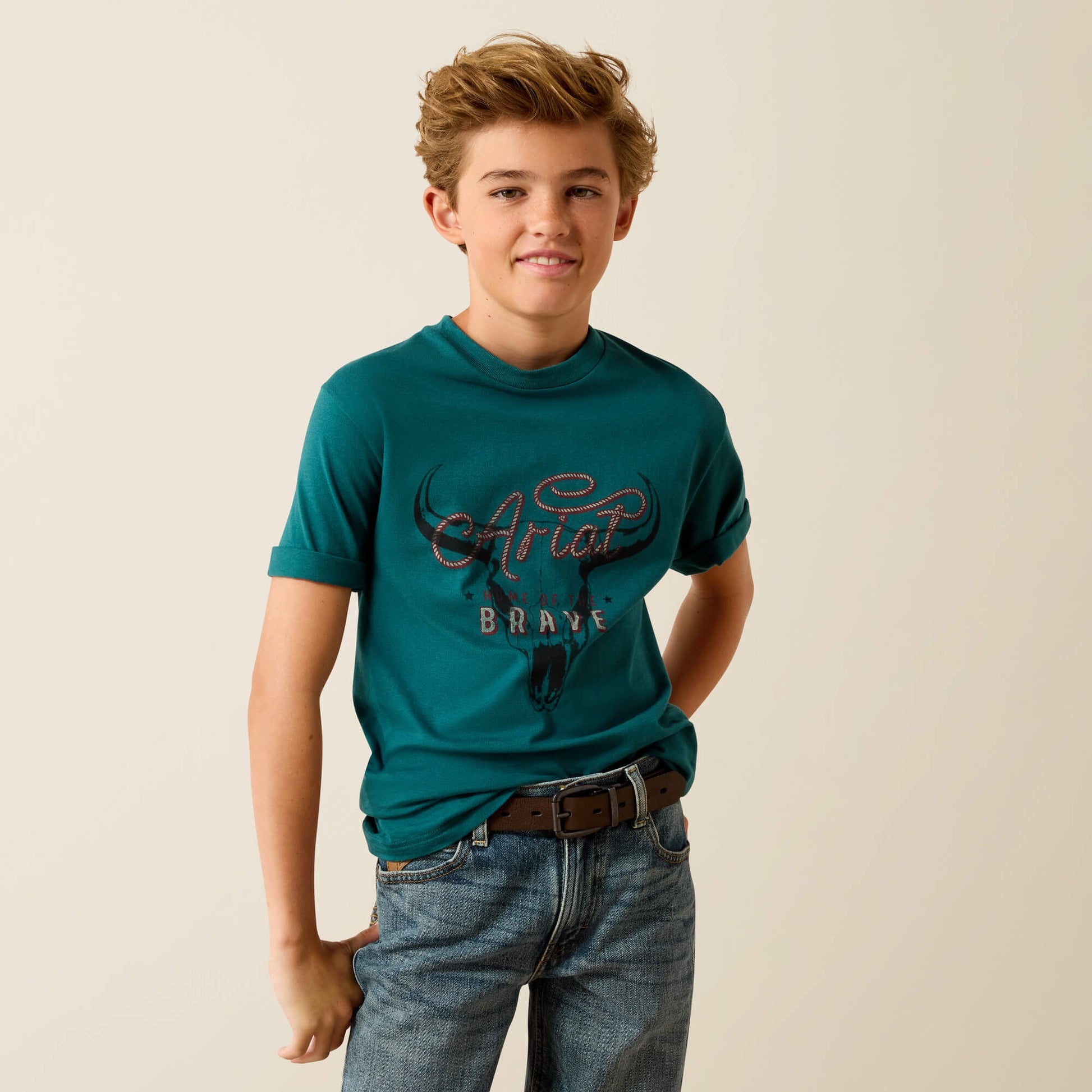 Ariat Online - Ariat Cattle Skull Freedom T-Shirt