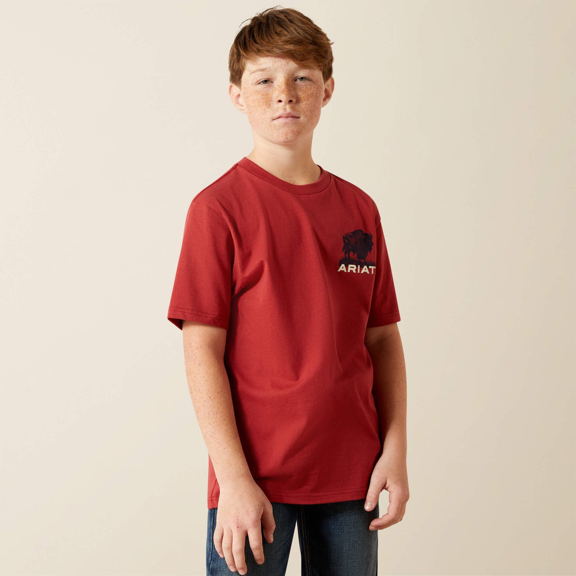 Ariat Outlet - Ariat Buffalo Flag T-Shirt