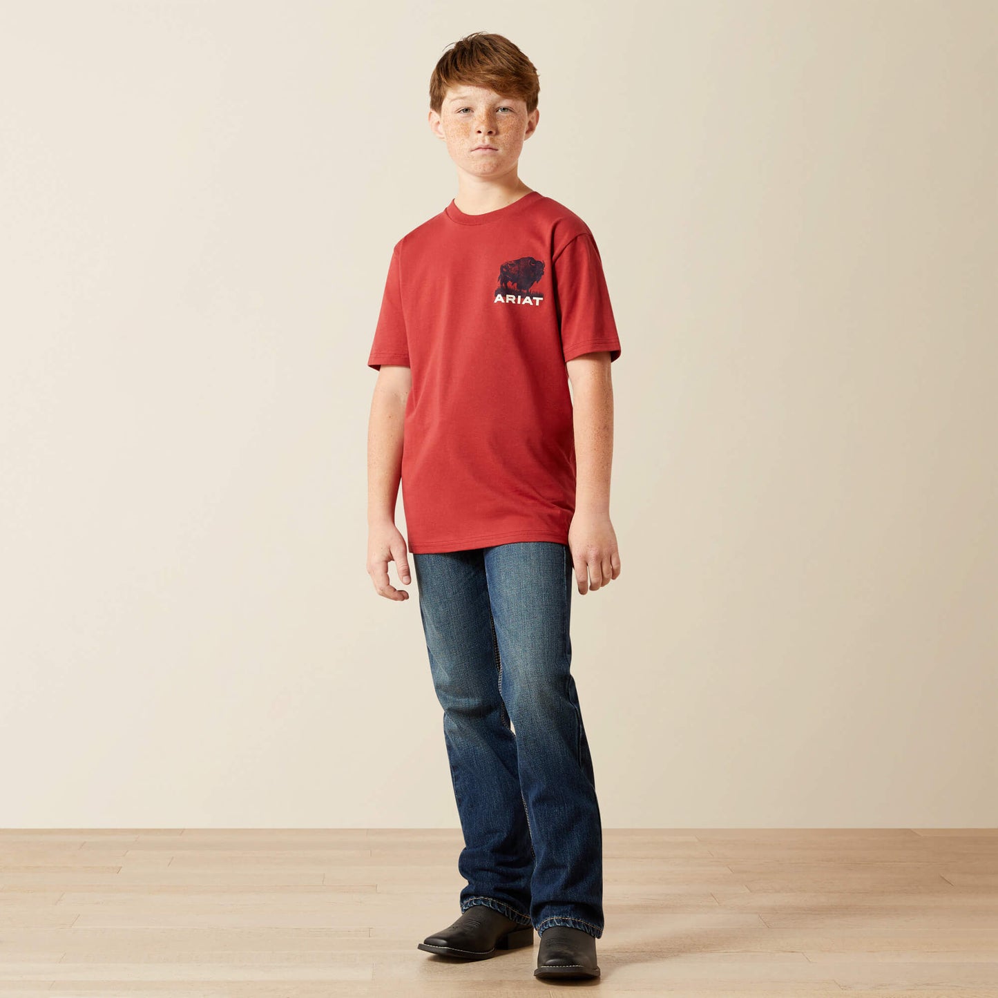 Ariat Outlet - Ariat Buffalo Flag T-Shirt