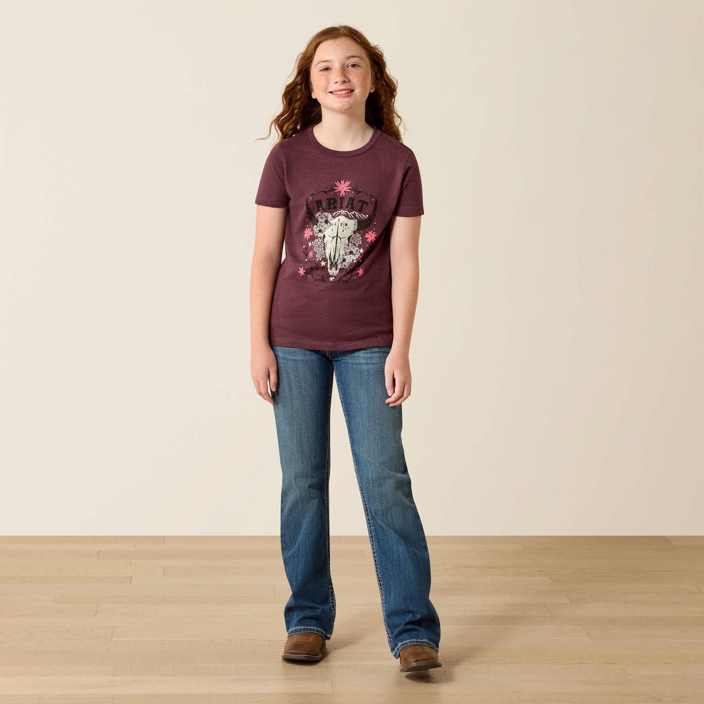 Ariat US - Ariat Skulls Florals T-Shirt