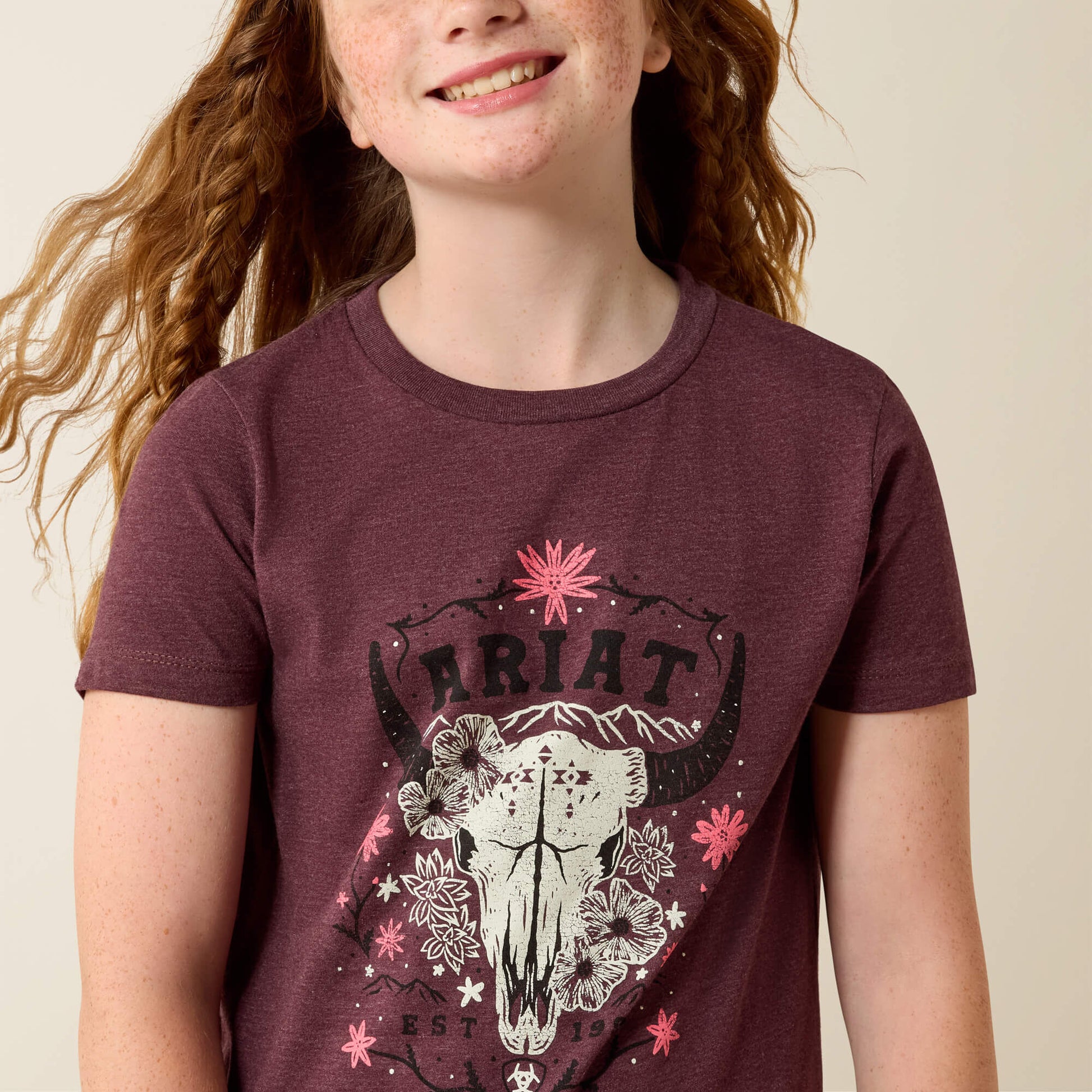 Ariat US - Ariat Skulls Florals T-Shirt