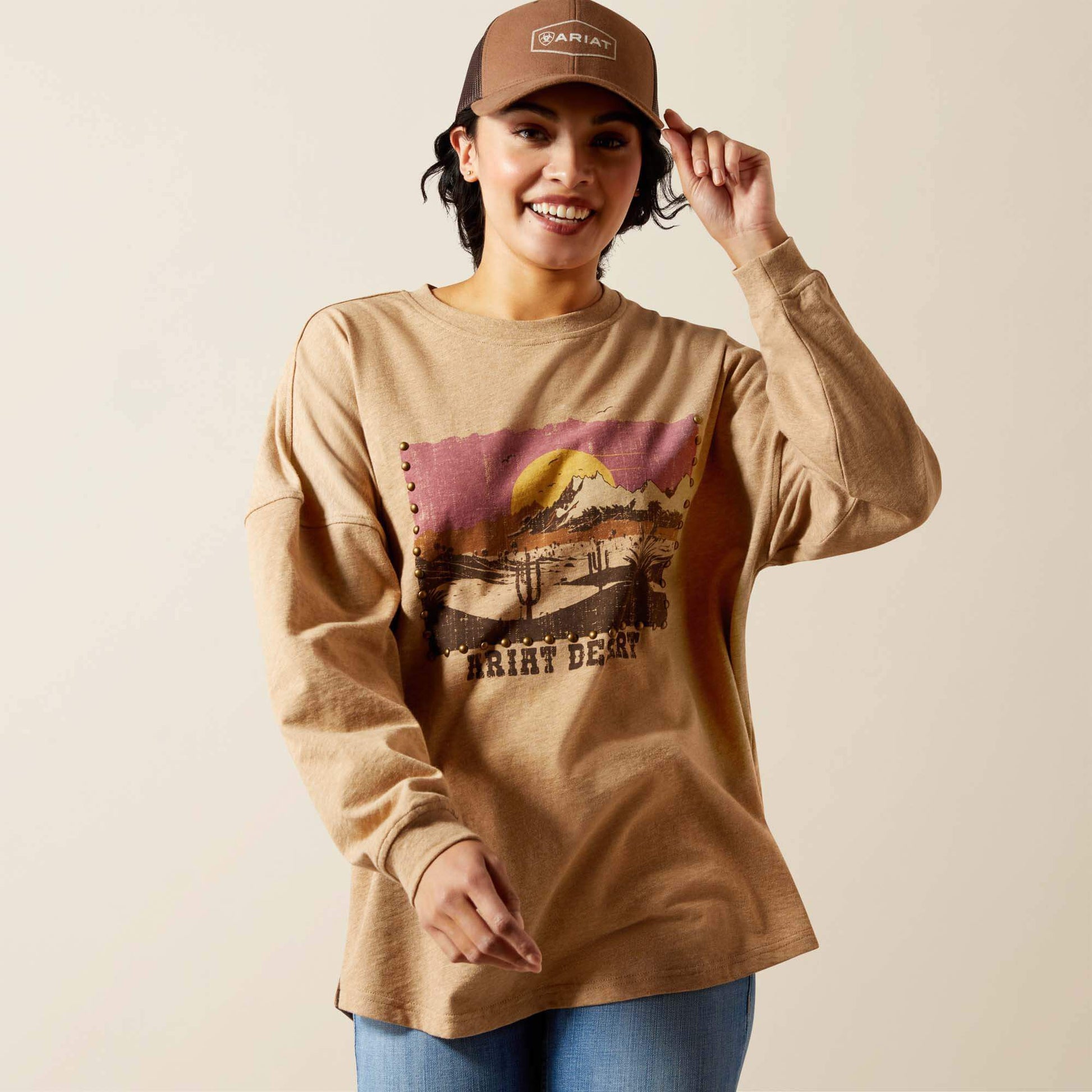 Ariat Outlet - Canvas Oversized T-Shirt