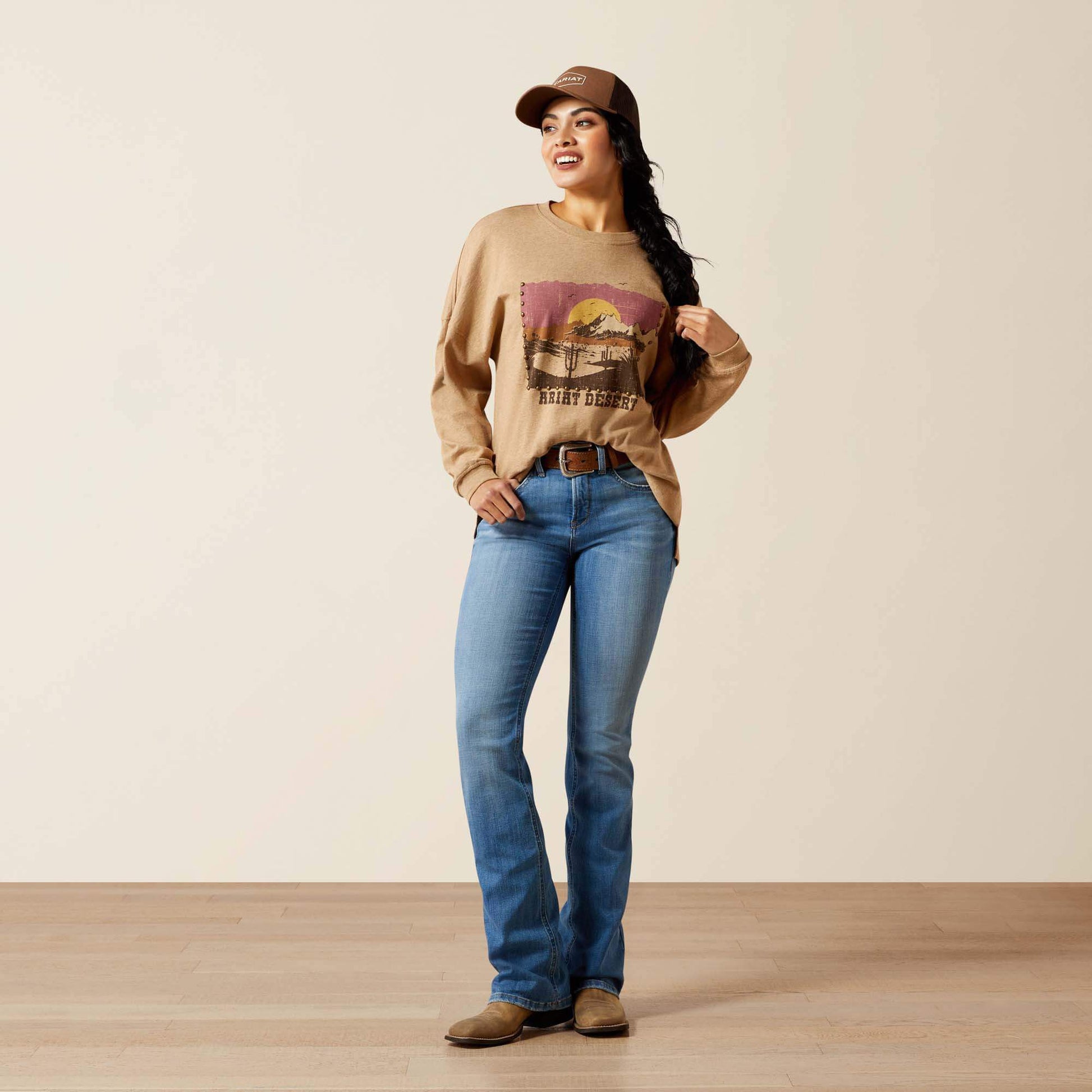 Ariat Outlet - Canvas Oversized T-Shirt