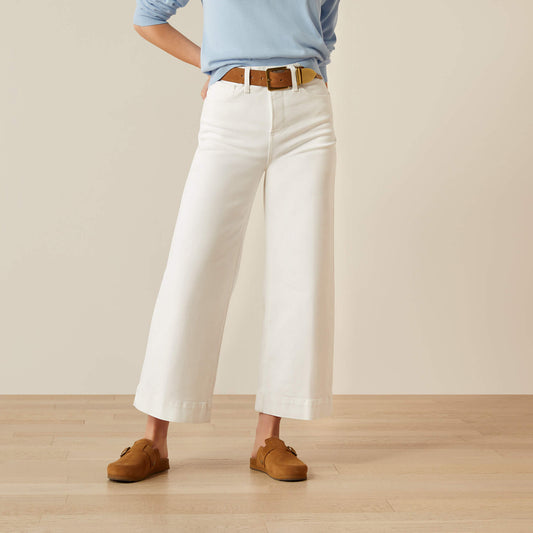 Ariat US - Ultra High Rise Countryside Wide Leg Crop Jeans