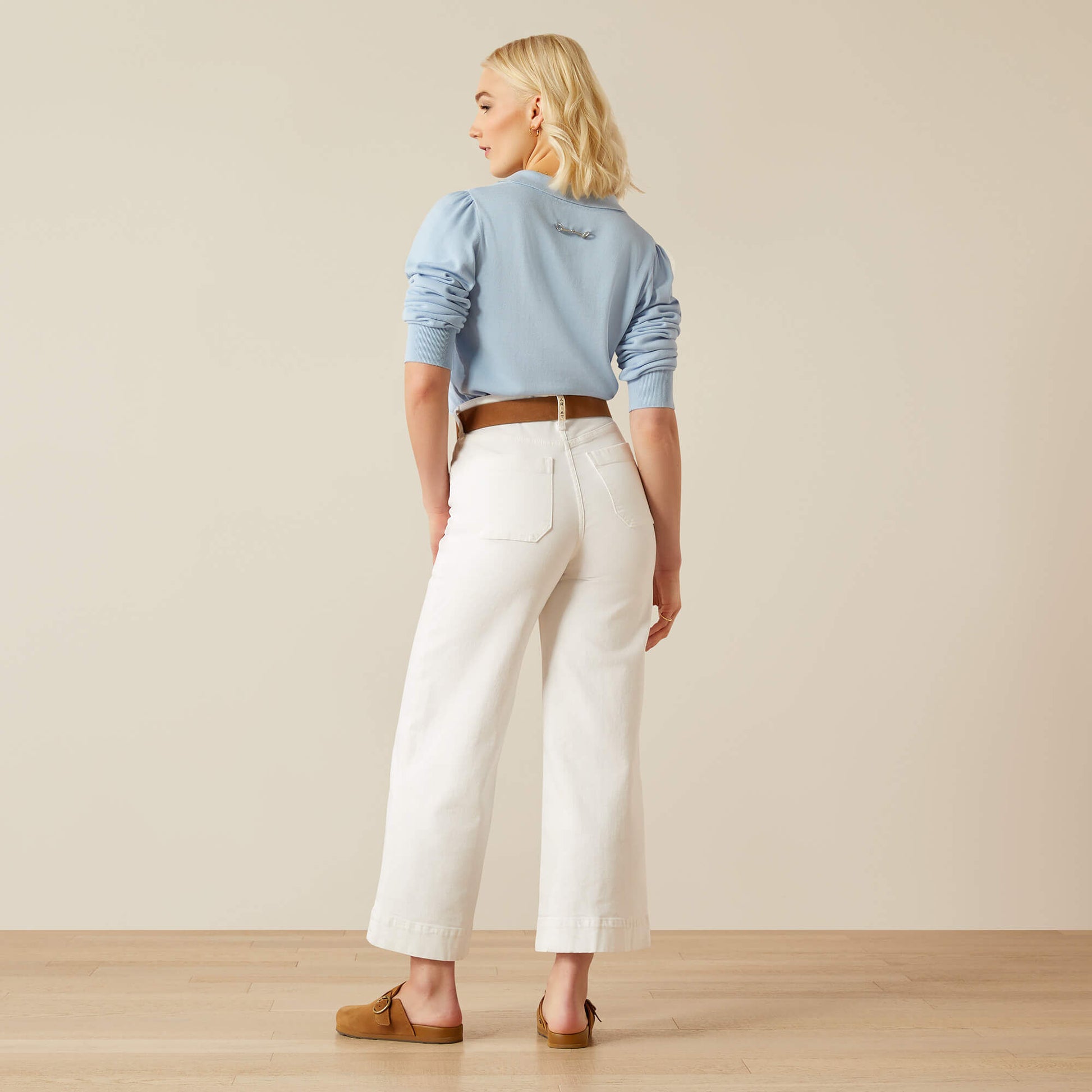 Ariat US - Ultra High Rise Countryside Wide Leg Crop Jeans
