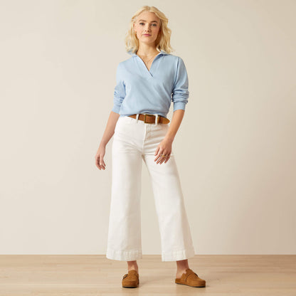 Ariat US - Ultra High Rise Countryside Wide Leg Crop Jeans