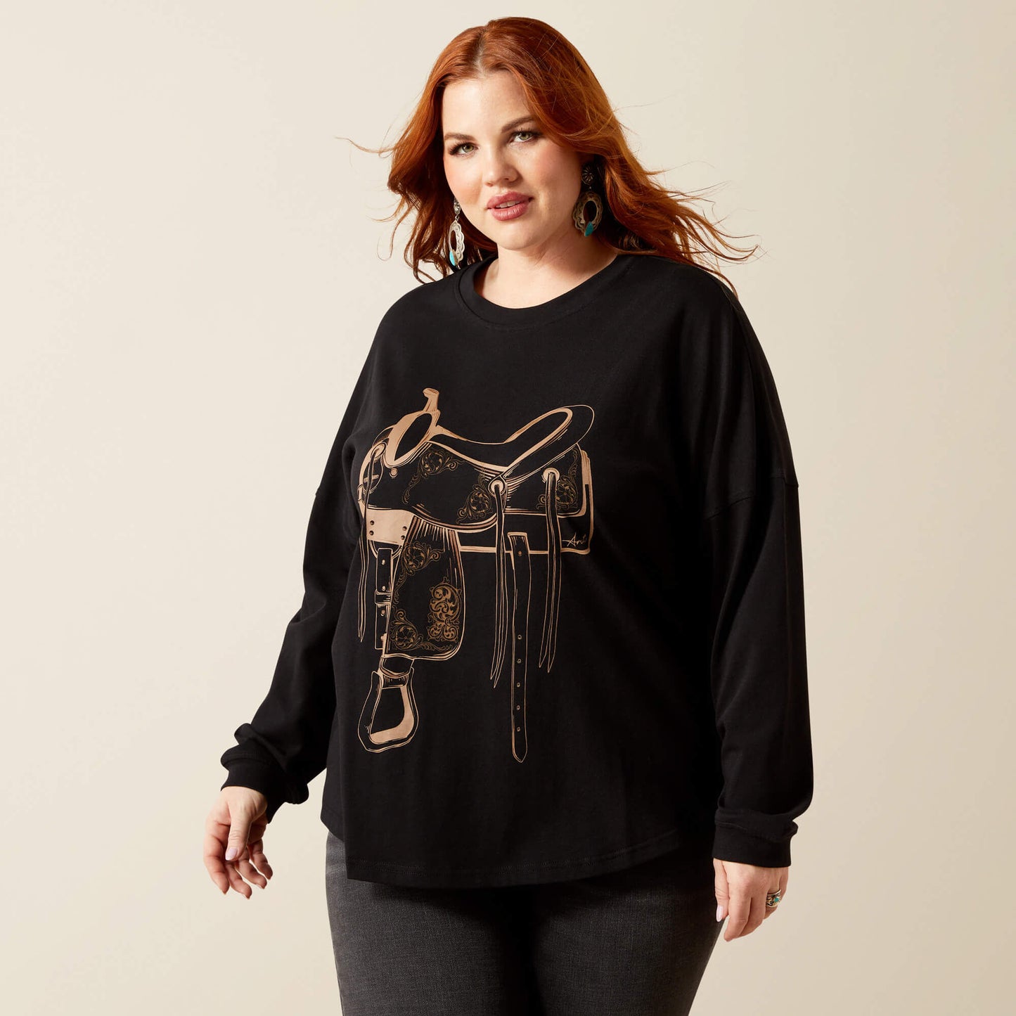 Ariat Sale - Canvas Oversized T-Shirt