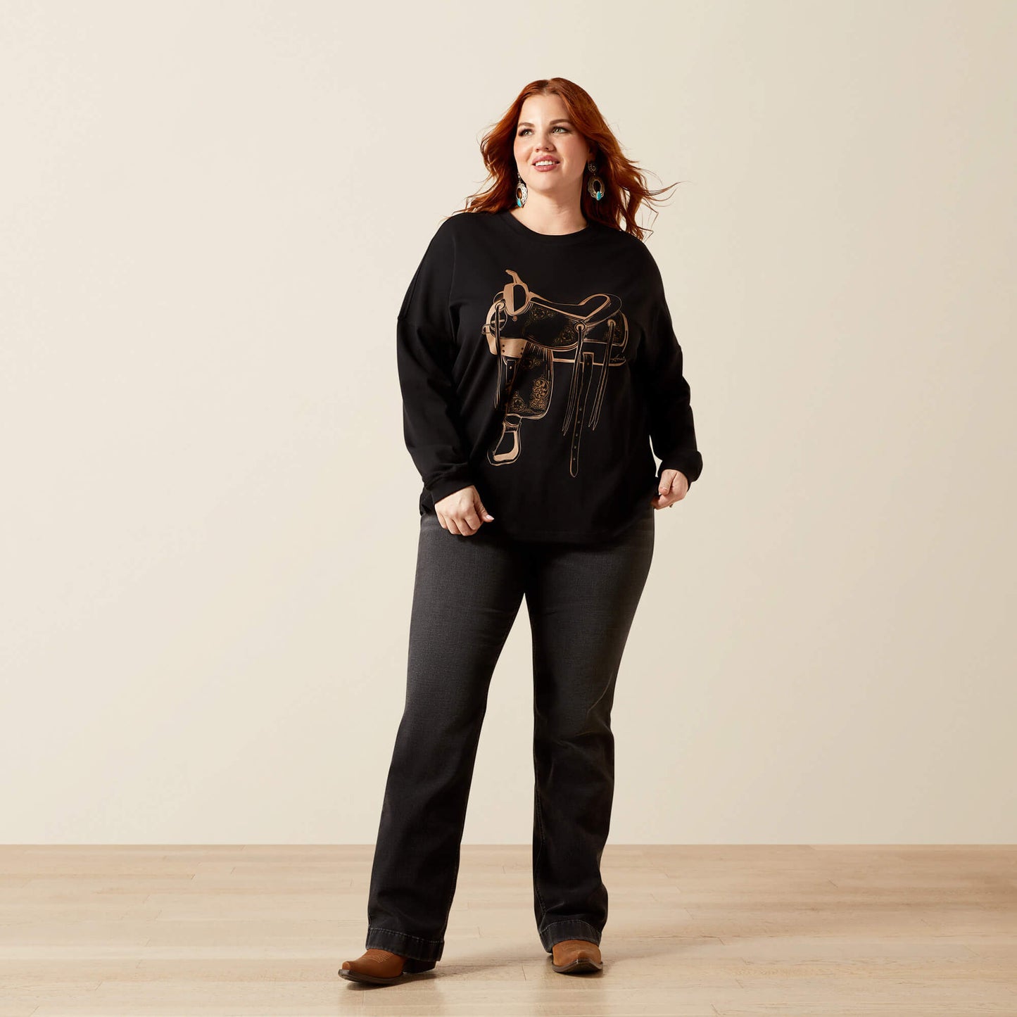 Ariat Sale - Canvas Oversized T-Shirt