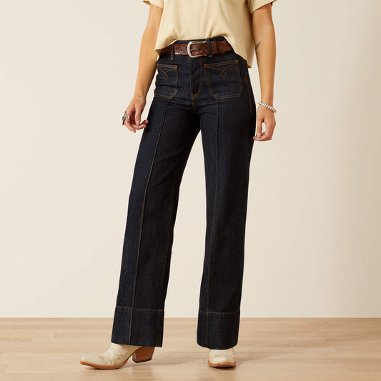 Ariat US - Ultra High Rise Tomboy Western Utility Wide Leg Jean