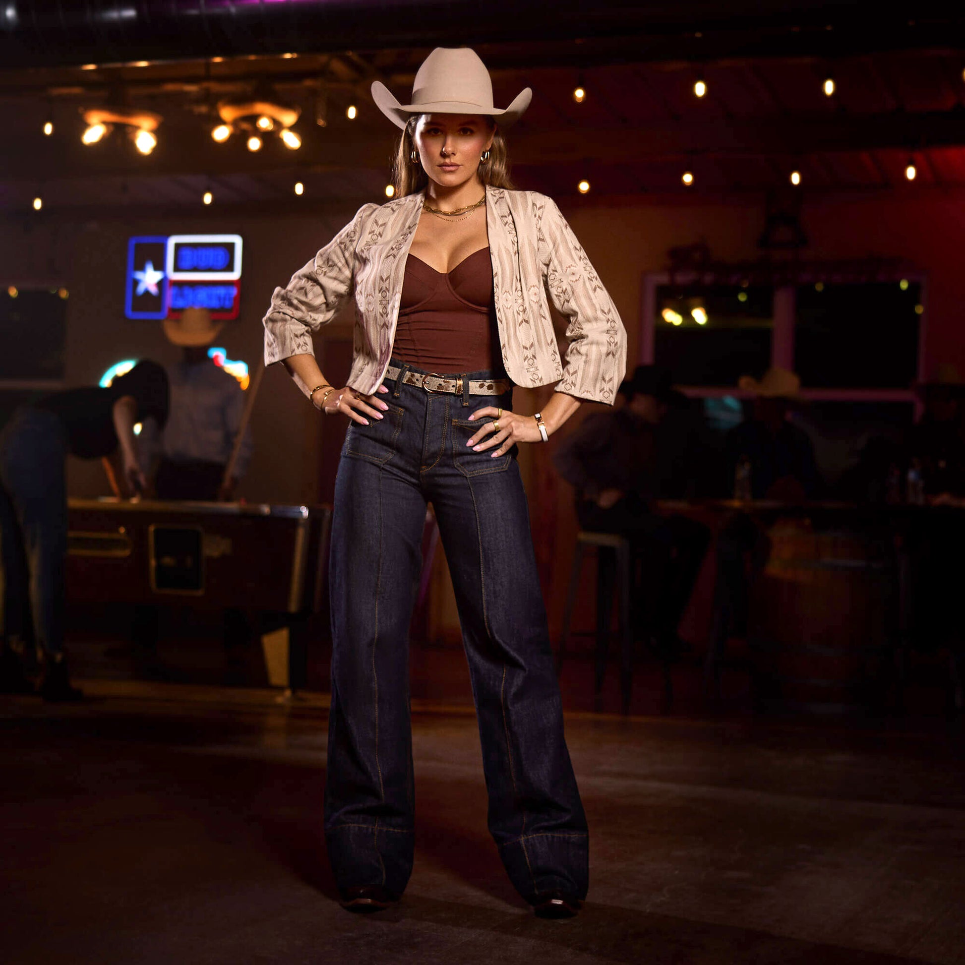 Ariat US - Ultra High Rise Tomboy Western Utility Wide Leg Jean