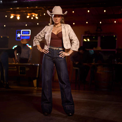Ariat US - Ultra High Rise Tomboy Western Utility Wide Leg Jean