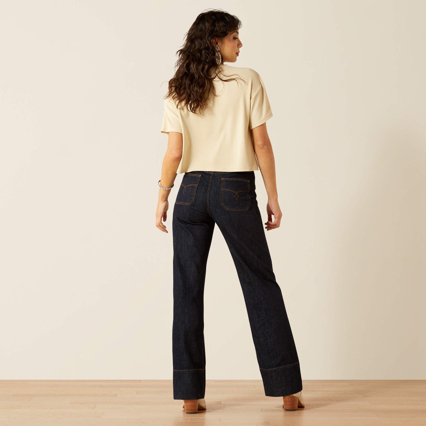 Ariat US - Ultra High Rise Tomboy Western Utility Wide Leg Jean