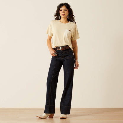 Ariat US - Ultra High Rise Tomboy Western Utility Wide Leg Jean