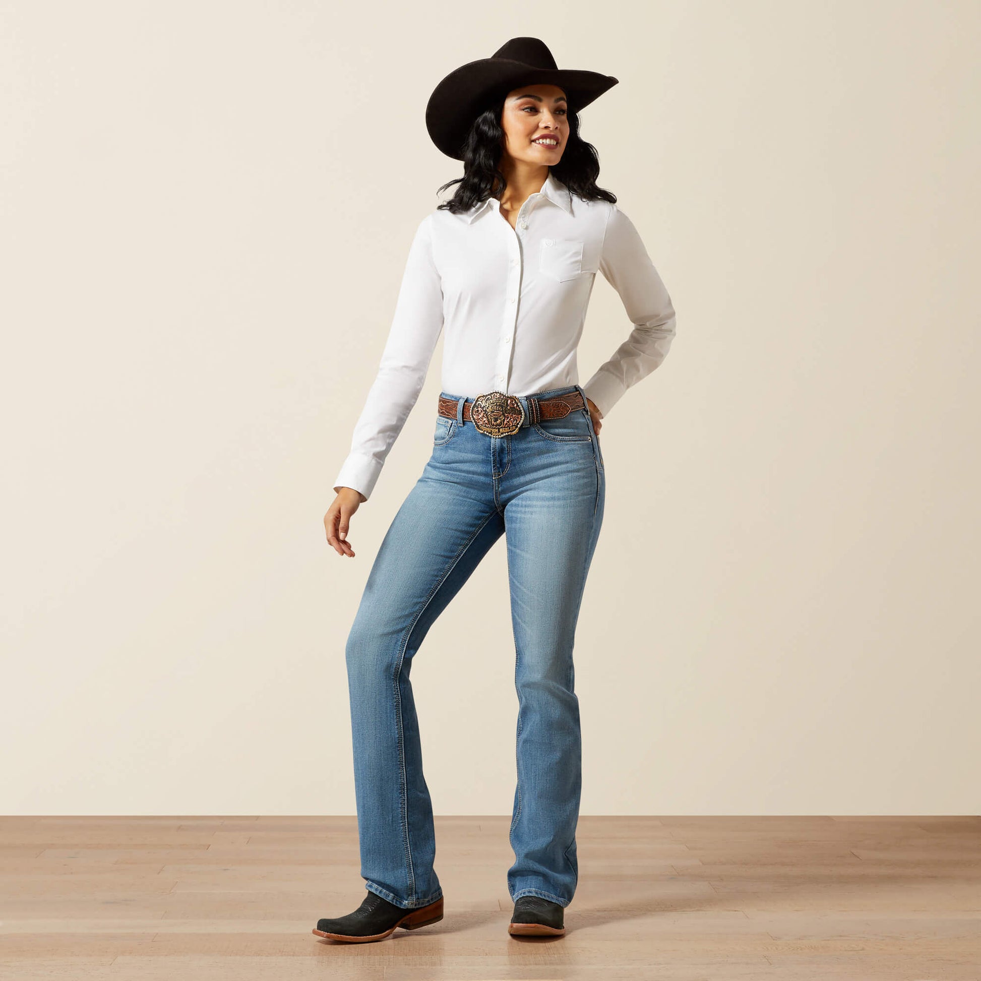 Ariat Website Store - High Rise Rowyn Boot Cut Jean